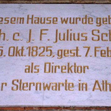 Schmidt Johann Friedrich Julius   Plaque   Eutin